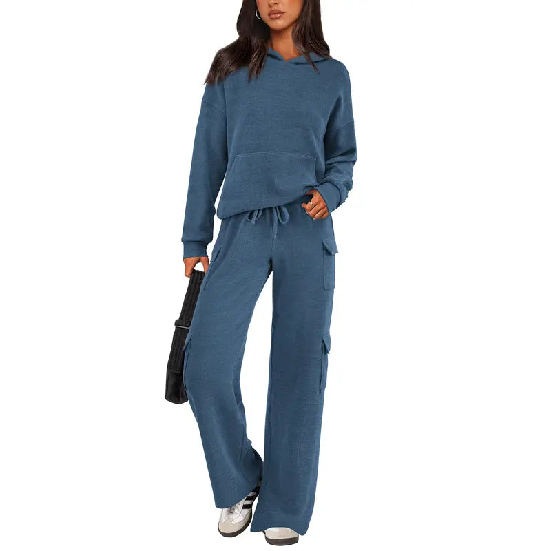 Women's Fashion Cozy Knit Lounge Set