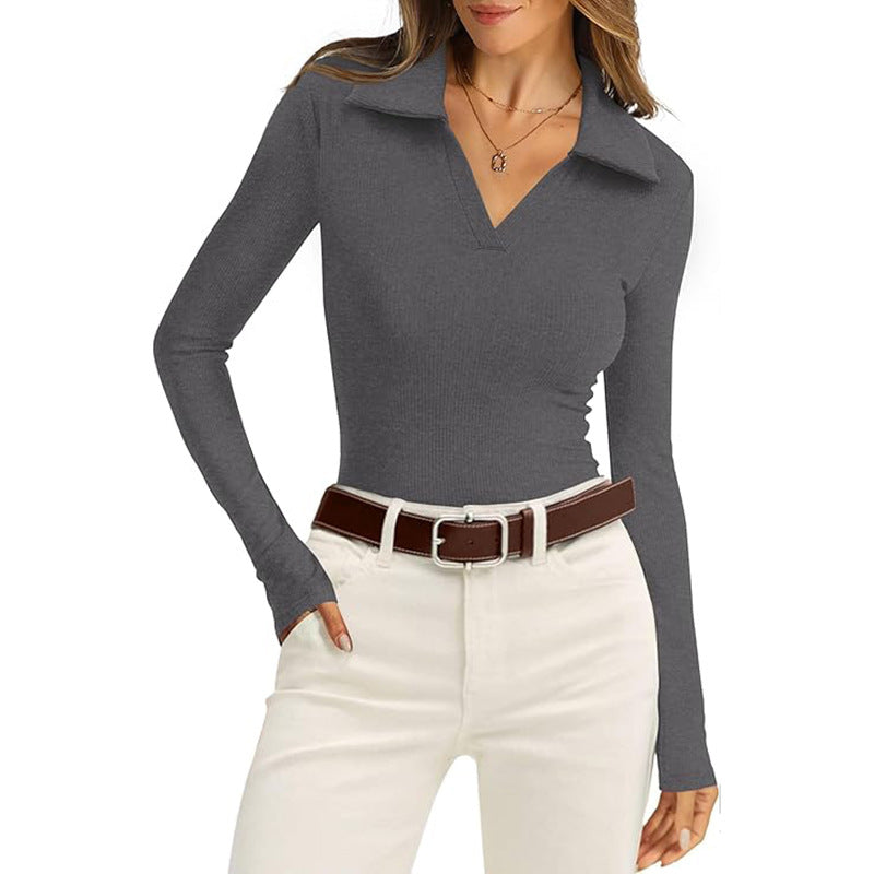 Arach&Cloz Women's Wool Blend Polo Shirts Fall SweatersBusiness Casual Outfits 2026